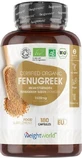 WeightWorld Organic Fenugreek 1500mg 180 caps