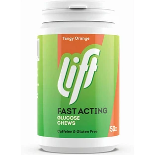 Lift Fast Acting Clucose Chews Complément alimentaire spécial 50 comprimés à croquer Orange acidulée