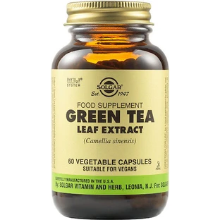 Solgar Extracto estandarizado de hoja de té verde (Camellia Sinensis) 500mg 60 cápsulas vegetales