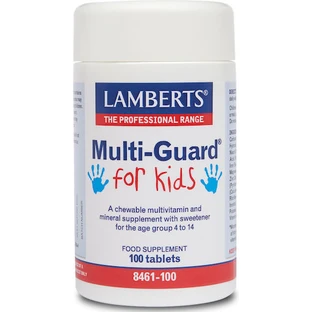 Lamberts Multi-Guard For Kids Multivitamin for Energy & Immune System Strengthening 30 Tablets