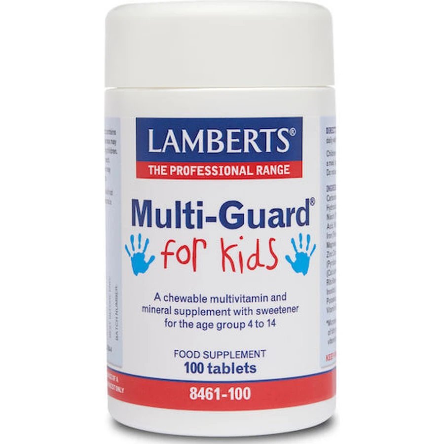 Lamberts Multi-Guard For Kids Multivitamin for Energy & Immune System Strengthening 30 Tablets
