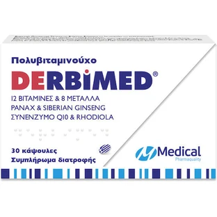 Medizinische Pharmaqualität Derbimed Immune Boosting Supplement 30 Kapseln