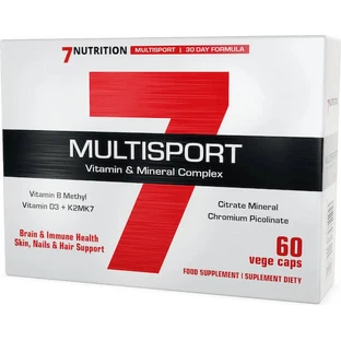 7Nutrition Multisport Energie Multivitamine 60 plantaardige capsules
