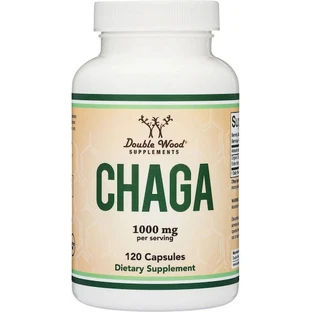 Double Wood Chaga 1000mg Immuunversterkend Supplement 120 caps