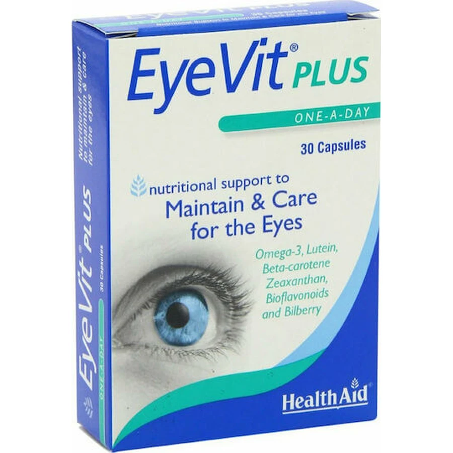 Health Aid Eyevit Plus Suplemento Dietético Especial 30 cáps.