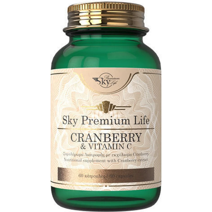 Sky Premium Life Arándano Rojo y Vitamina C 60 cáps.