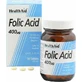 Health Aid Folic Acid Vitamin for Nervous System Health 400mcg 90 Comprimés