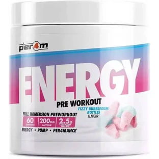 Per4m Energy Supplement Pre Workout 390gr Fizzy Bubblegum Bottles