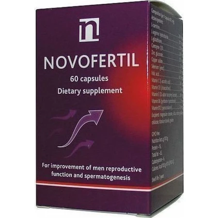 Elogis Pharma Novofertil Testosterone Boosting Supplement 60 caps