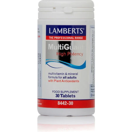 Lamberts Multi-Guard Multivitamin für Energie, Immun- und Nervensystem Unterstützung 30 Tabletten