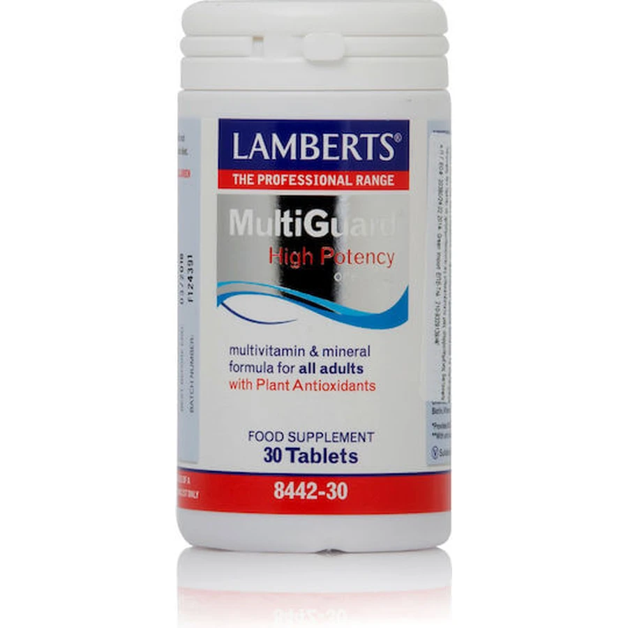 Lamberts Multi-Guard Multivitamin für Energie, Immun- und Nervensystem Unterstützung 30 Tabletten