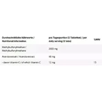 Inlead Nutrition MSM + Vitamin C 2000mg Immunität steigernde Ergänzung 120 Tabs