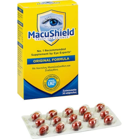 Macushield Original Formula Nahrungsergänzungsmittel Spezial 30 Kapseln