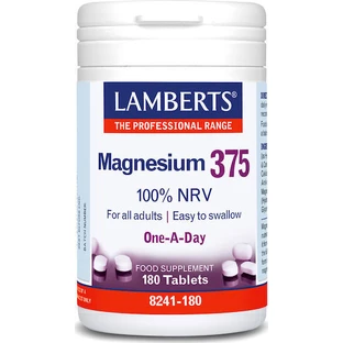 Lamberts Magnesium 100% NRV 375mg 180 tablets