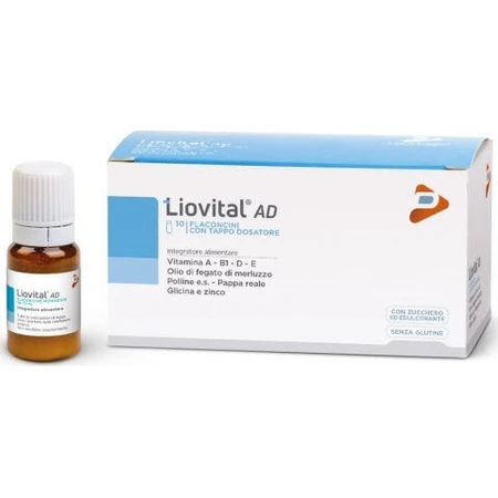 Adelco Liovital AD Multivitamine voor energie, immuunsysteem & huidversterking 10st