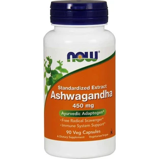 Now Foods Extracto estandarizado de Ashwagandha Ashwagandha 90 cápsulas vegetales