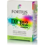 Geoplan Nutraceuticals Fortius D3 & B12 2500iu 1000mg Multivitamin for Energy, Immune & Nervous System Strengthening 2500iu 1000mg 90 Tablets
