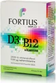 Geoplan Nutraceuticals Fortius D3 &amp; B12 2500iu 1000mg Multivitamin for Energy, Immune &amp; Nervous System Strengthening 2500iu 1000mg 90 Tablets