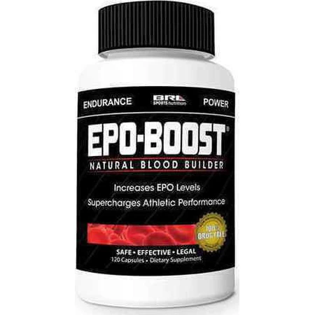 BRL Sports Nutrition Epo Boost Puissant Améliorateur d'Endurance Supplément Alimentaire Spécial Spécial 120 gélules