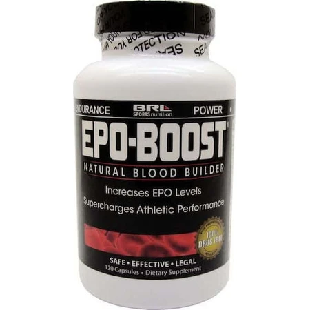 BRL Sports Nutrition Epo Boost Puissant Améliorateur d'Endurance Supplément Alimentaire Spécial Spécial 120 gélules