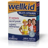 Vitabiotics WellKid WellKid Smart Chewable with Omega-3 Multivitamin for Energy Fruit 30 chewable tablets