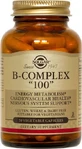 Solgar B-Complex "100" Vitamin for Energy, Immune &amp; Nervous System Strengthening 50 veget capsules