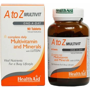 Health Aid A To Z Multivit Energy Multivitamin 90 Comprimidos