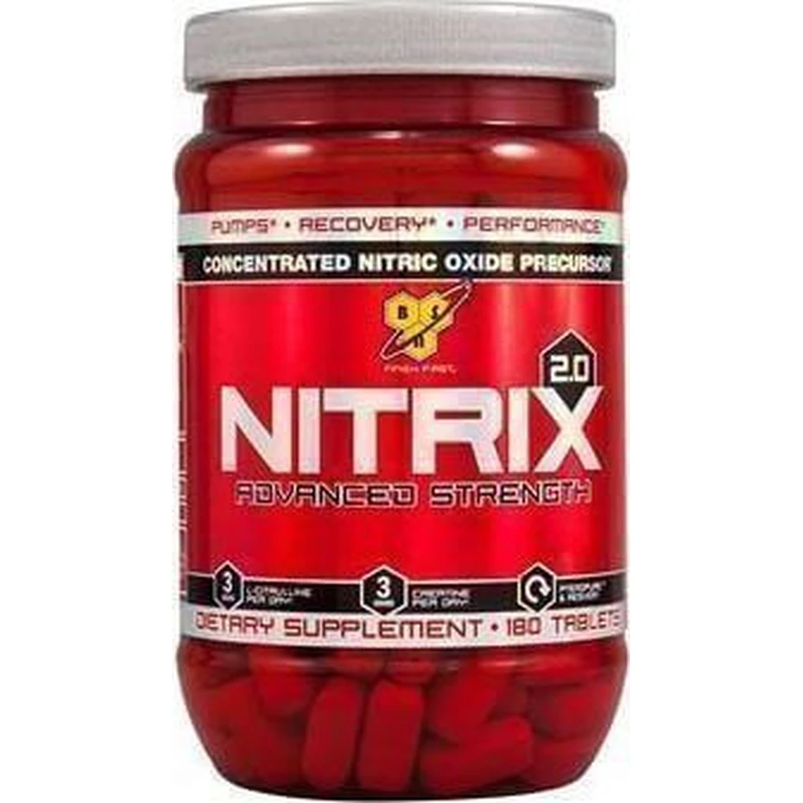 BSN Nitrix 2.0 Pre Workout Supplement 180 Dateien