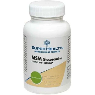 Super Health Msm Glucosamine Complex With Boswellia Joint & Bone Health Supplement 90 tabs