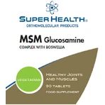 Super Health Msm Glucosamine Complex With Boswellia Joint & Bone Health Supplement 90 tabs