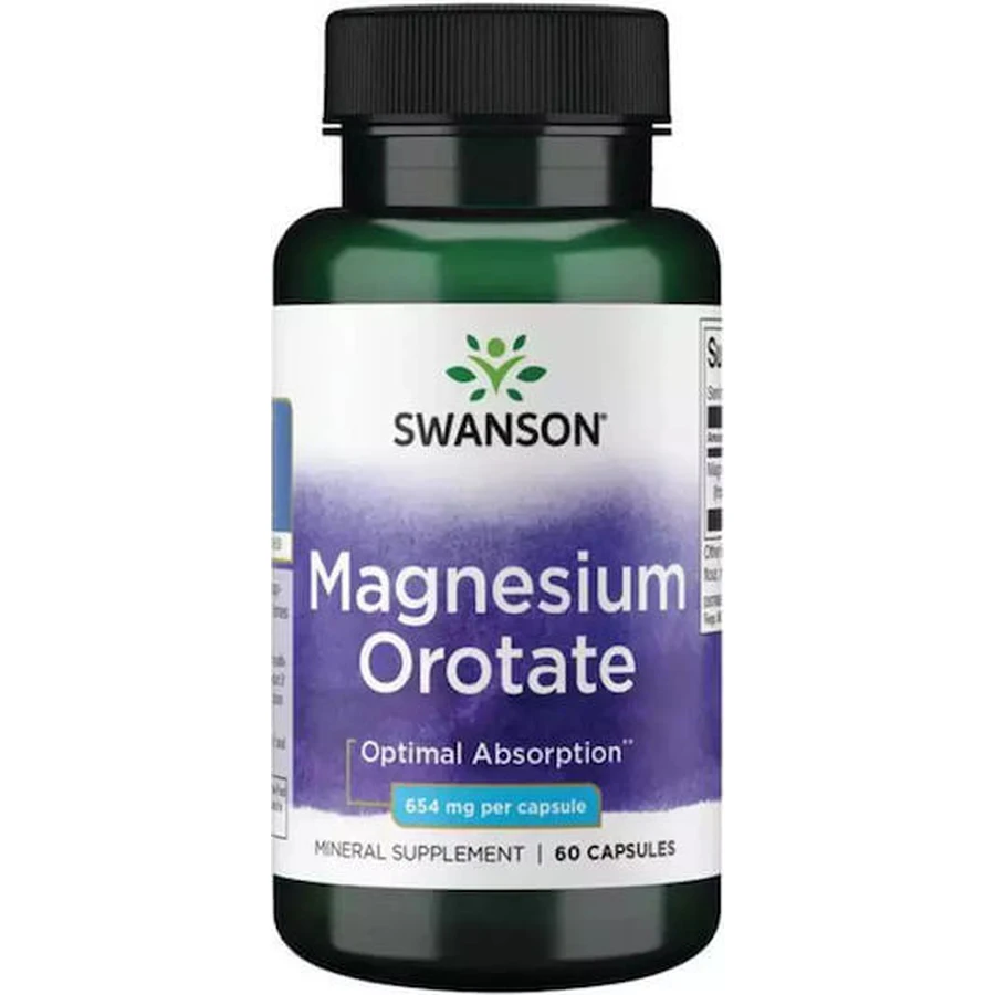 Swanson Magnesium Orotaat 40mg 60 capsules