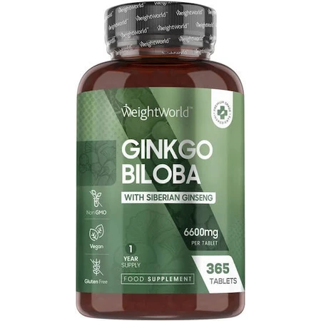WeightWorld Ginkgo Biloba 6600mg 365 Dateien