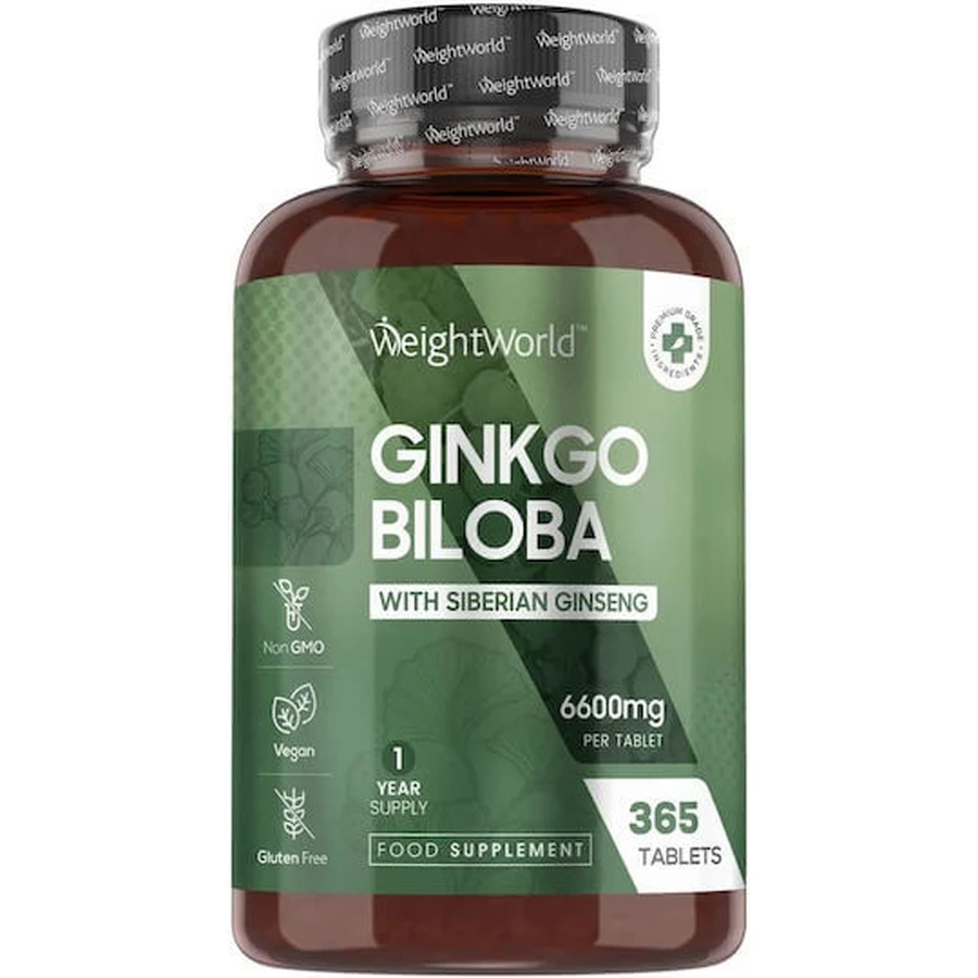 WeightWorld Ginkgo Biloba 6600mg 365 Dateien