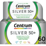 Centrum Silver 50+ Multivitamínico para reforzar el sistema inmunitario 60 comprimidos