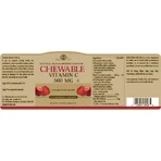 Solgar Kauwbare Vitamine C voor Immuunsysteem, Huid & Antioxidantwerking 500mg 90 kauwtabletten