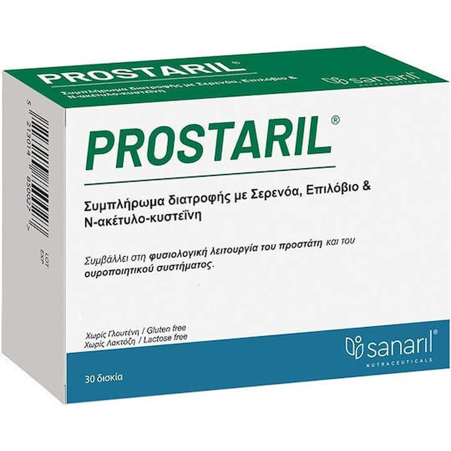 Sanaril Prostaril Complemento Alimenticio Especial 30 comp.