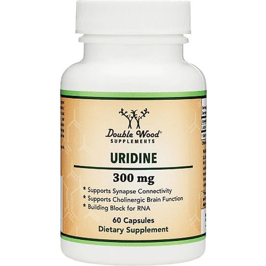 Double Wood Uridine 300 mg Suplemento para la memoria 60 cáps.