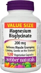 Webber Naturals Magnesium Glycinaat 200mg 120 Capsules Kruiden