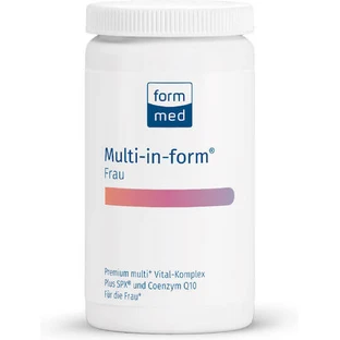 FormMed Multi-in-form Multivitamin for Strengthening Immune System, Nervous System & Hair 800mg Pomegranate Granada 90 cáps.