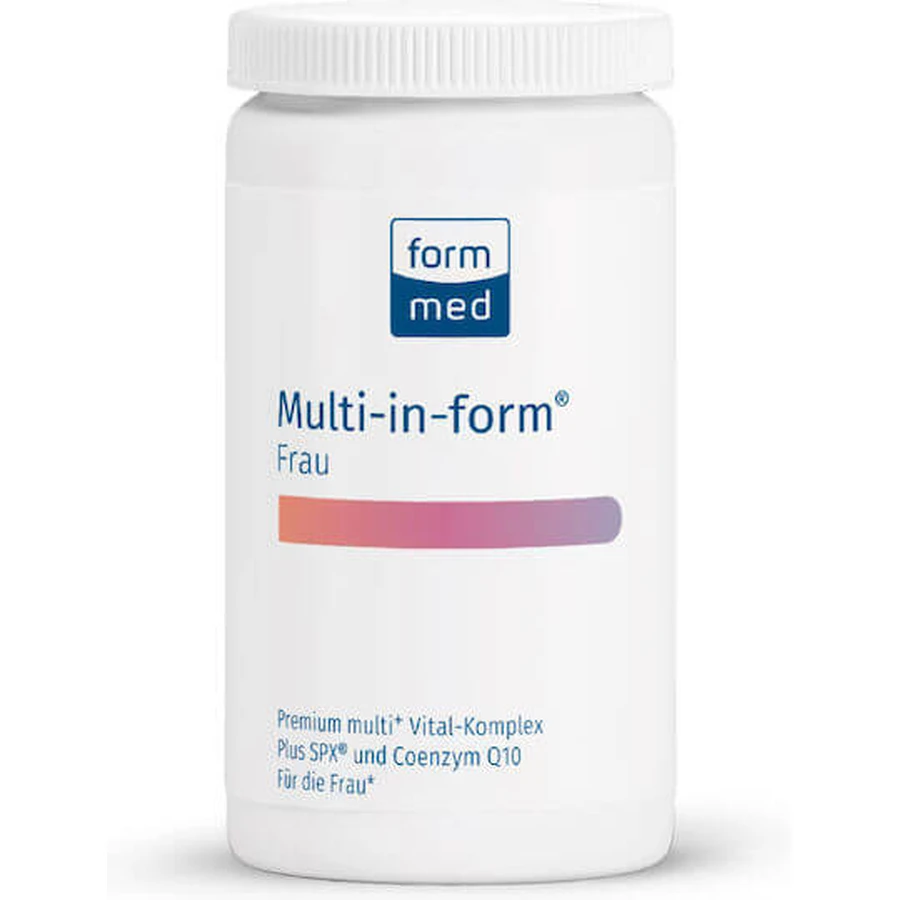 FormMed Multi-in-form Multivitamin for Strengthening Immune System, Nervous System & Hair 800mg Pomegranate Granada 90 cáps.