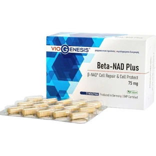 Viogenesis Beta-nad Plus 75mg Complemento Alimenticio Especial 30 caps ''''''