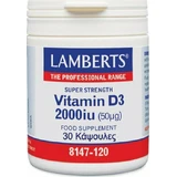 Lamberts Vitamin D3 Vitamin for Immune Support & Egg Health 2000iu 30 caps