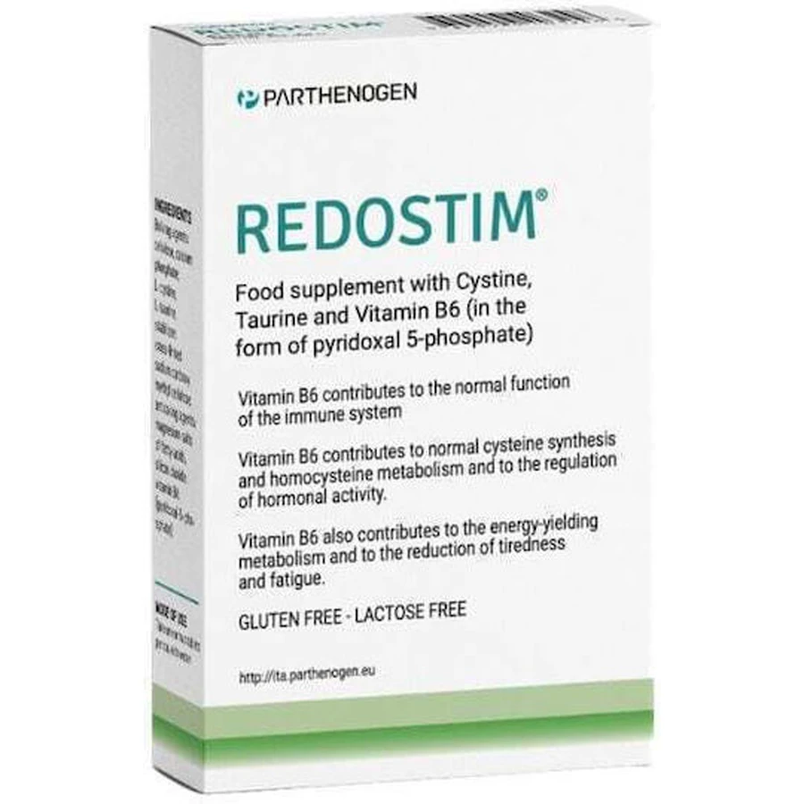 Parthenogen Redostim Vitamin for Nervous System Health 40 Comprimés