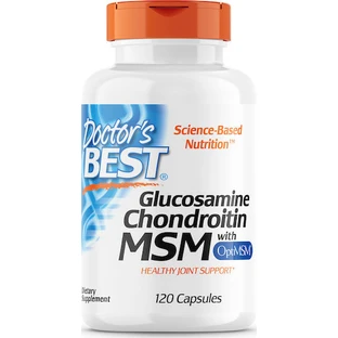 Doctor's Best Glucosamine Chondroitin MSM Joint & Bone Health Supplement 120 caps