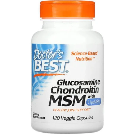 Doctor's Best Glucosamine Chondroitin MSM Joint & Bone Health Supplement 120 caps