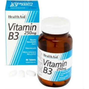 Gesundheit Hilfe Vitamin B3 Vitamin für die Gesundheit des Nervensystems 250mg 90 Tabletten
