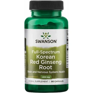 Swanson Koreaanse Rode Ginsengwortel 400mg 90 caps