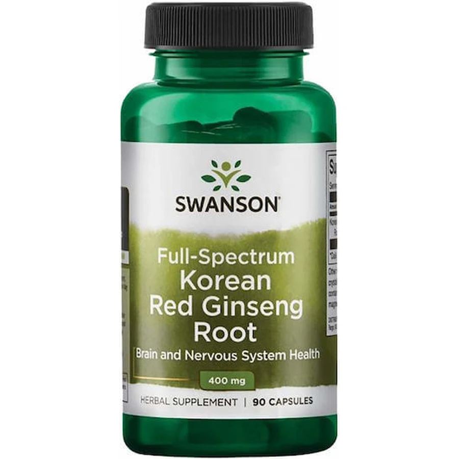 Swanson Koreaanse Rode Ginsengwortel 400mg 90 caps