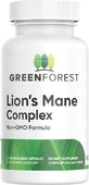 Green Forest Löwenmähne-Komplex 60 pflanzliche Kapseln