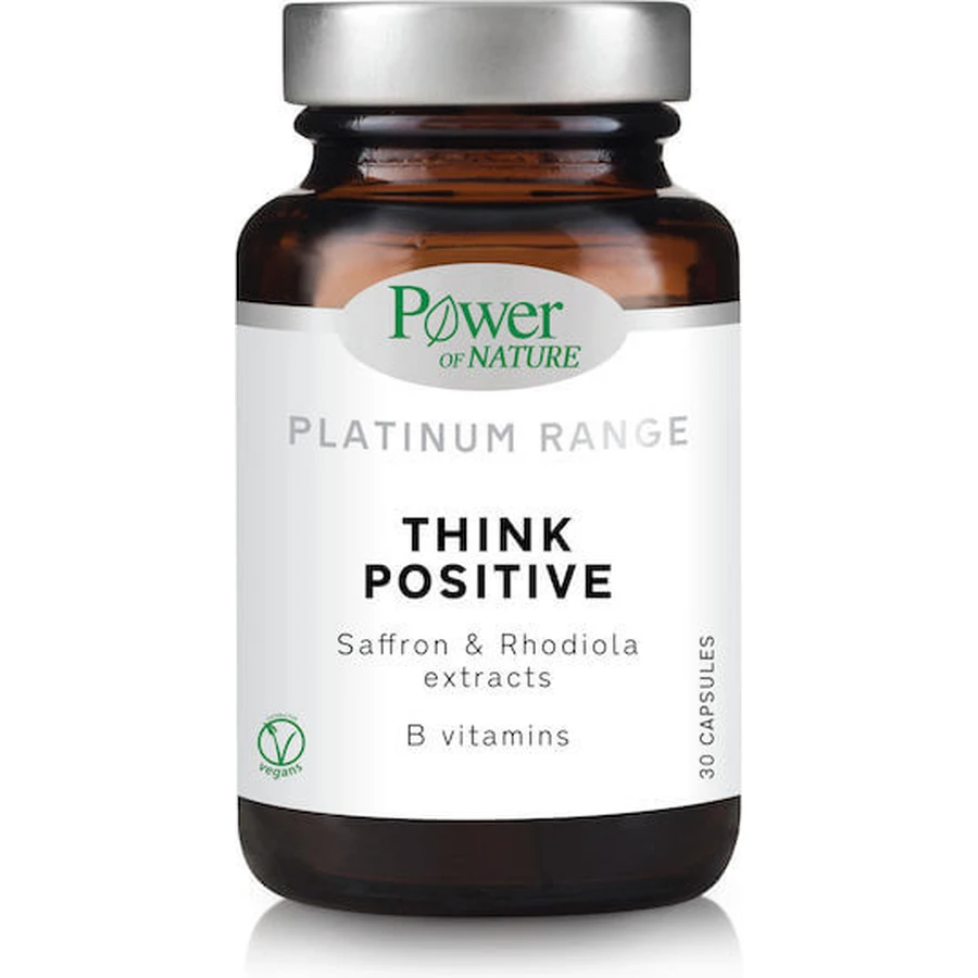 Power Of Nature Platinum Range Think Positive Angst Ergänzung 30 Kapseln